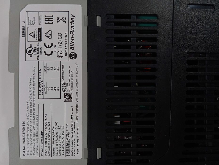 Falownik 1,5 KW Allen-Bradley
