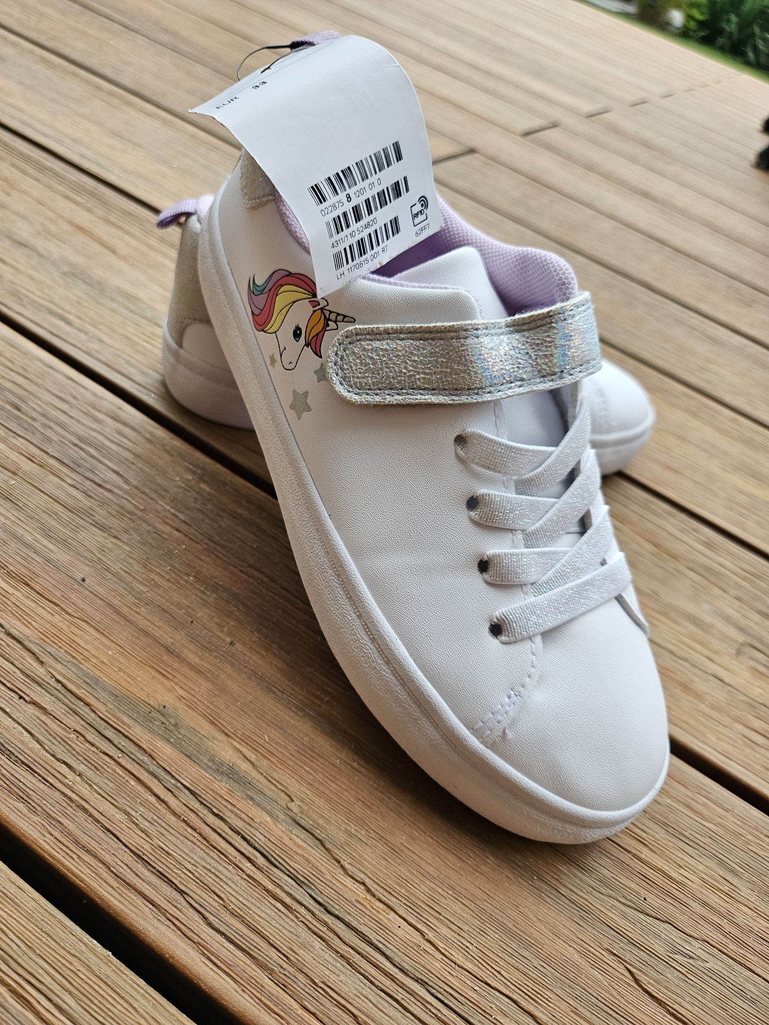 Nowe trampki dziewczece białe buty Little pony r 33