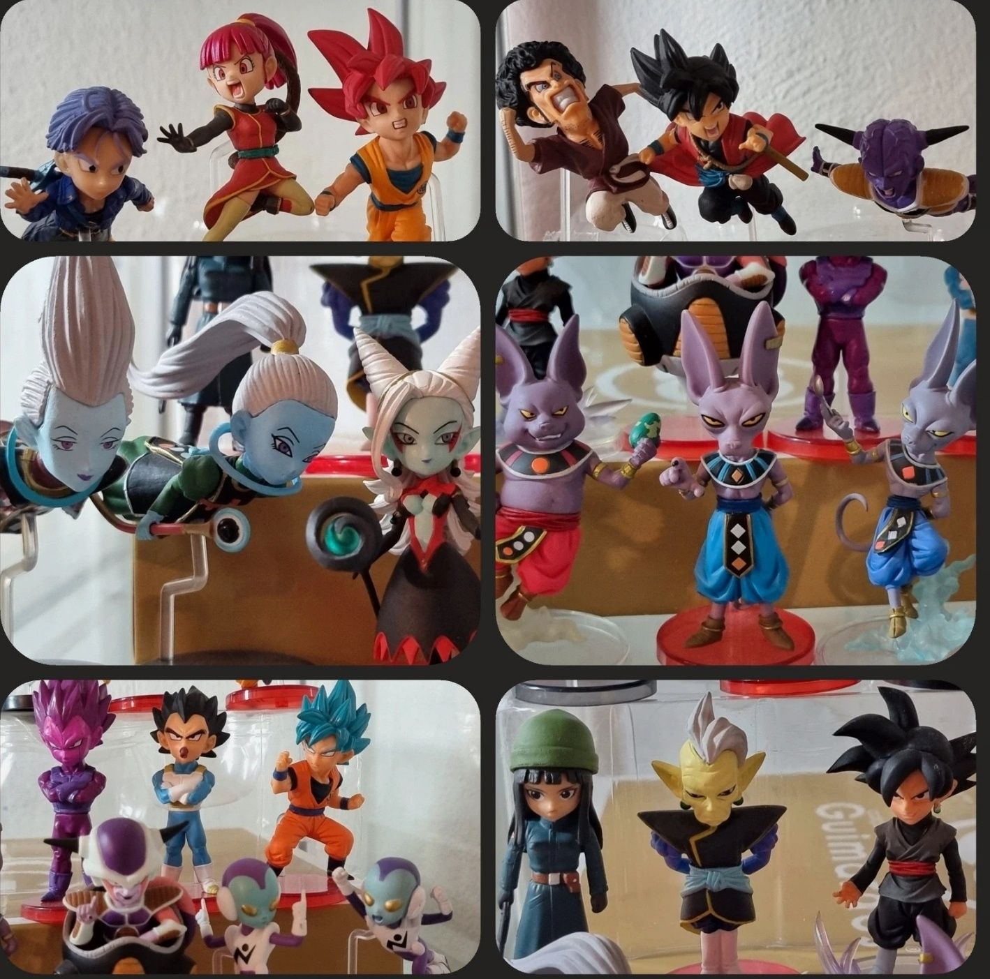 Mini figuras dragon ball dbz