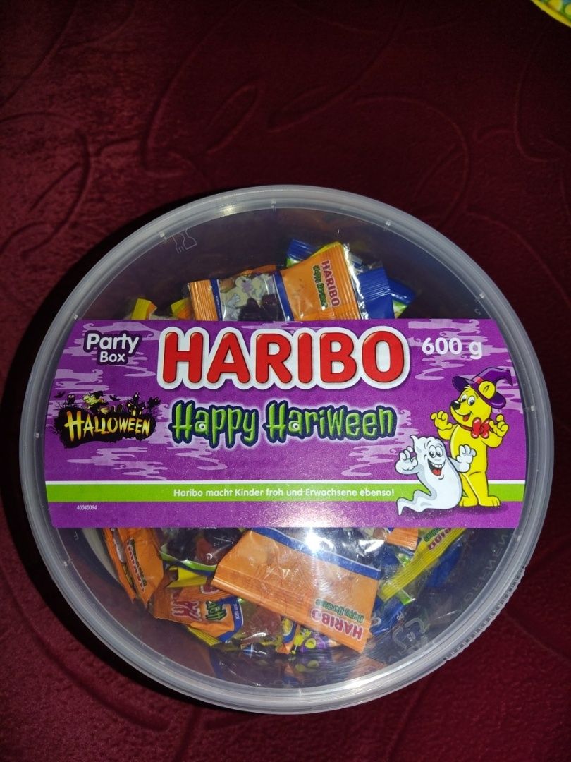 Набір міні-пачок з жувальними цукерками Haribo Happy Hariween Hallowee