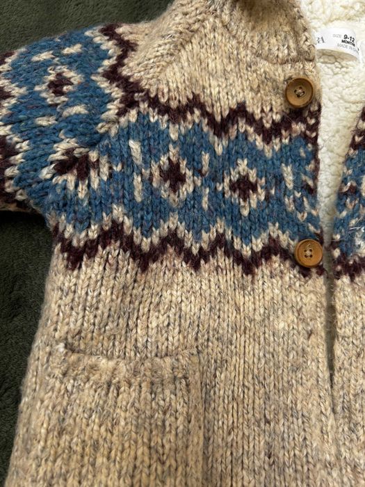 Sweterek z kapturem Zara 80 cm (9-12 msc)