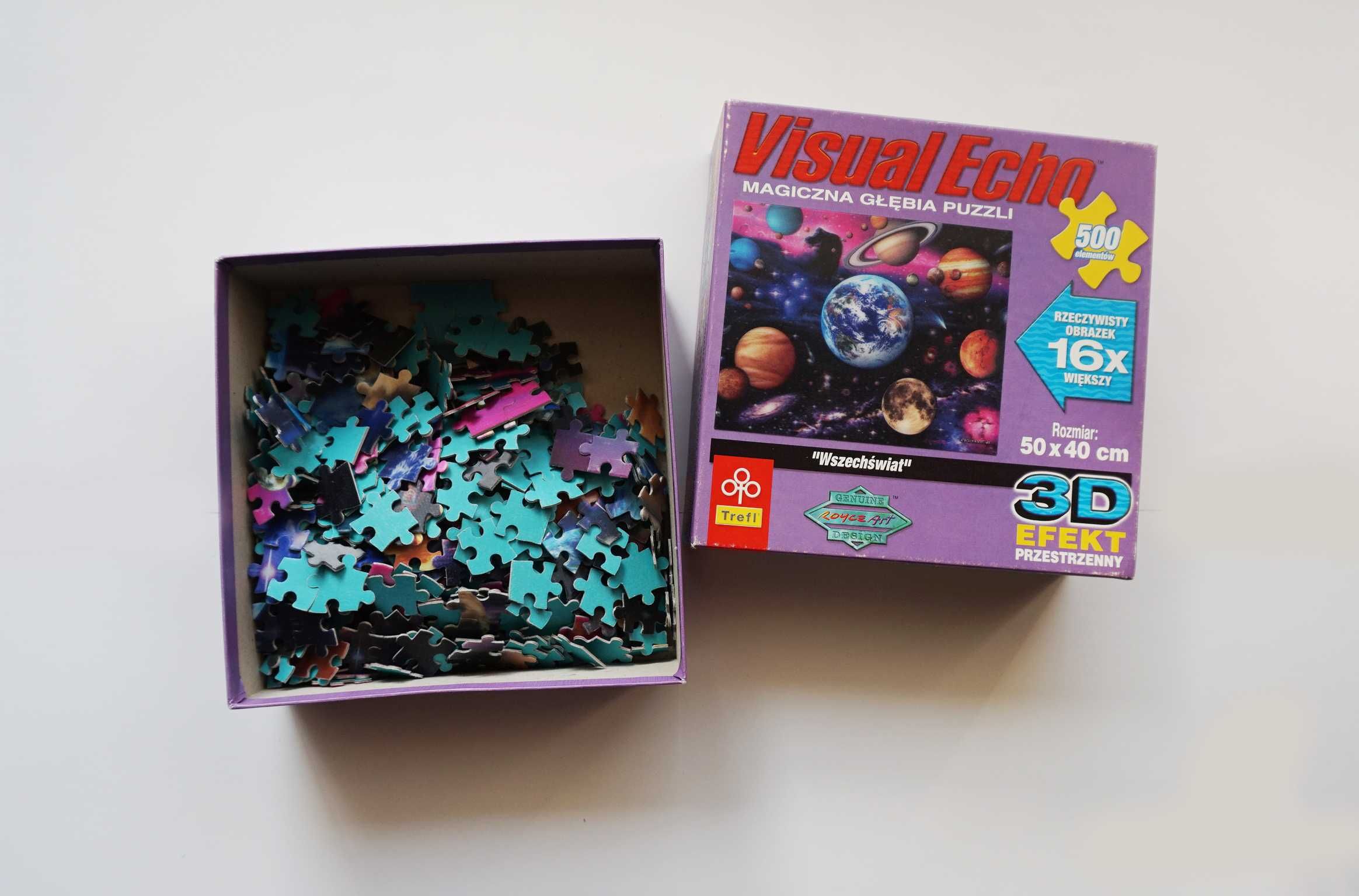 Puzzle „Wszechświat" efekt głębi 3D (500 elementów) Trefl