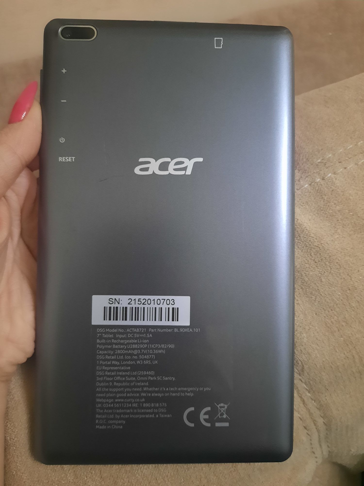 планшет acer 7 Tablet actab721
