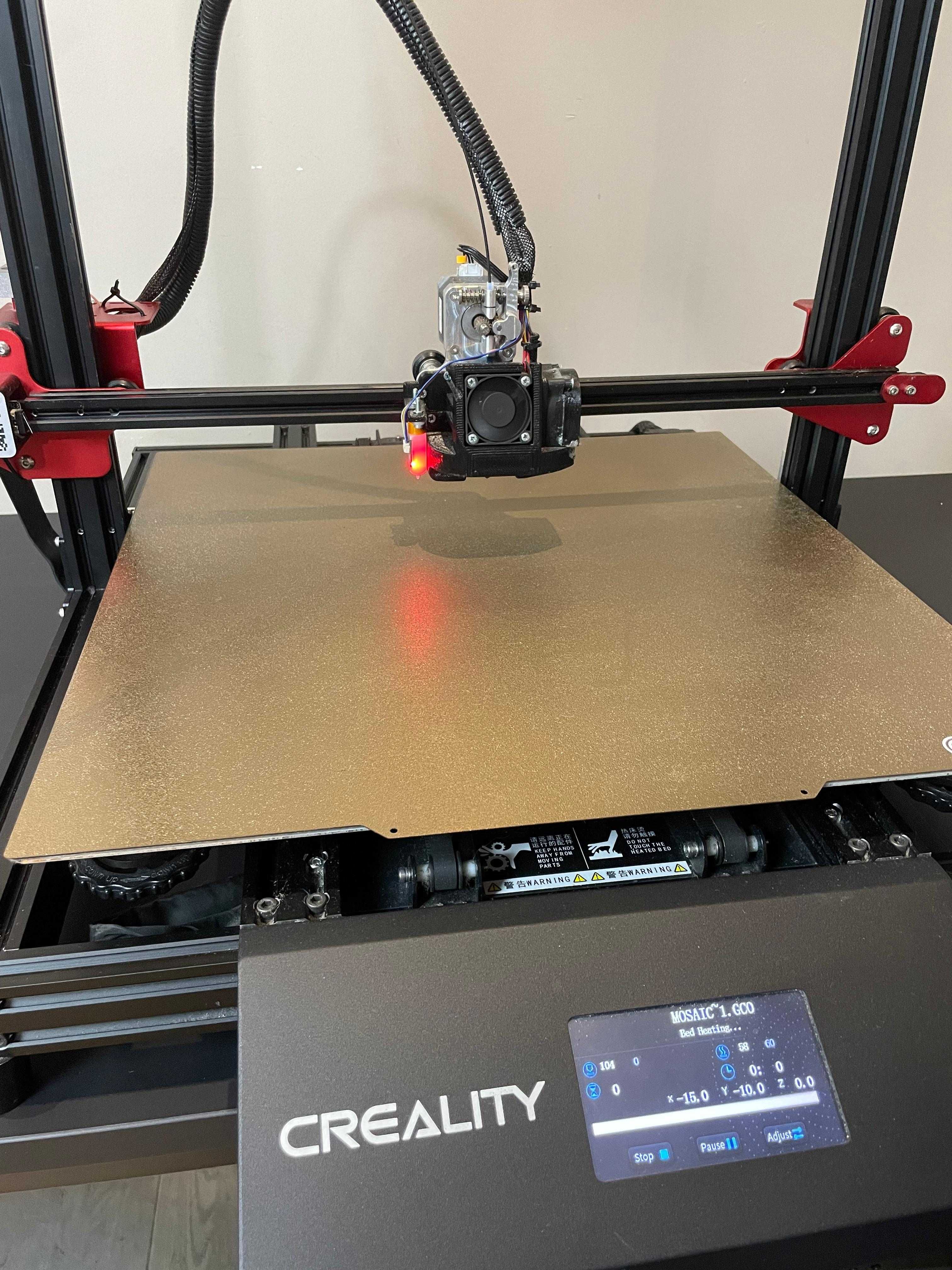 Drukarka 3D Creality CR-10 MAX po solidnych ulepszeniach - 45x45x45cm