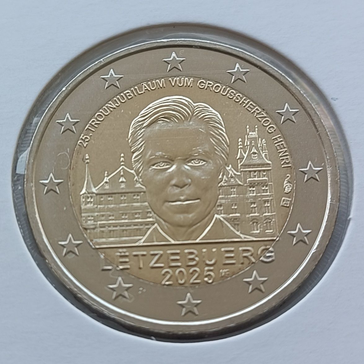 Luxemburgo 2025 - 2€ - G. Duque Henri / Declaração Shuman