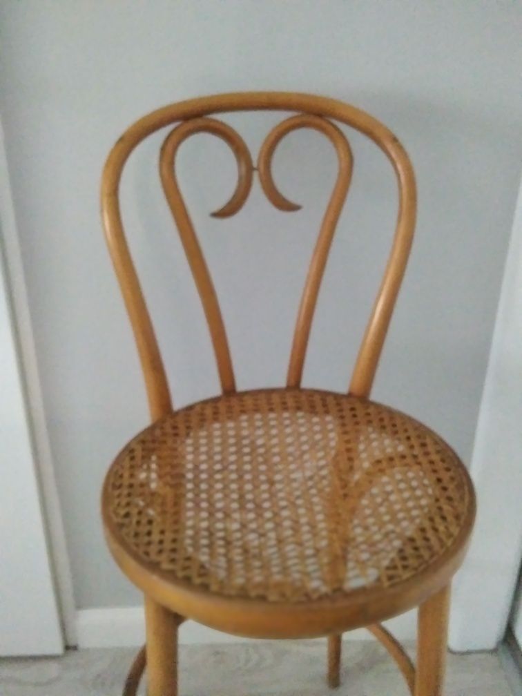 Hoker wiklinowy krzesło rattan