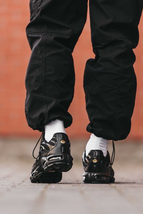 !SALE! Nike Air Max Plus TN Black/White 37 38 39 40 41 42 43 44 45 46