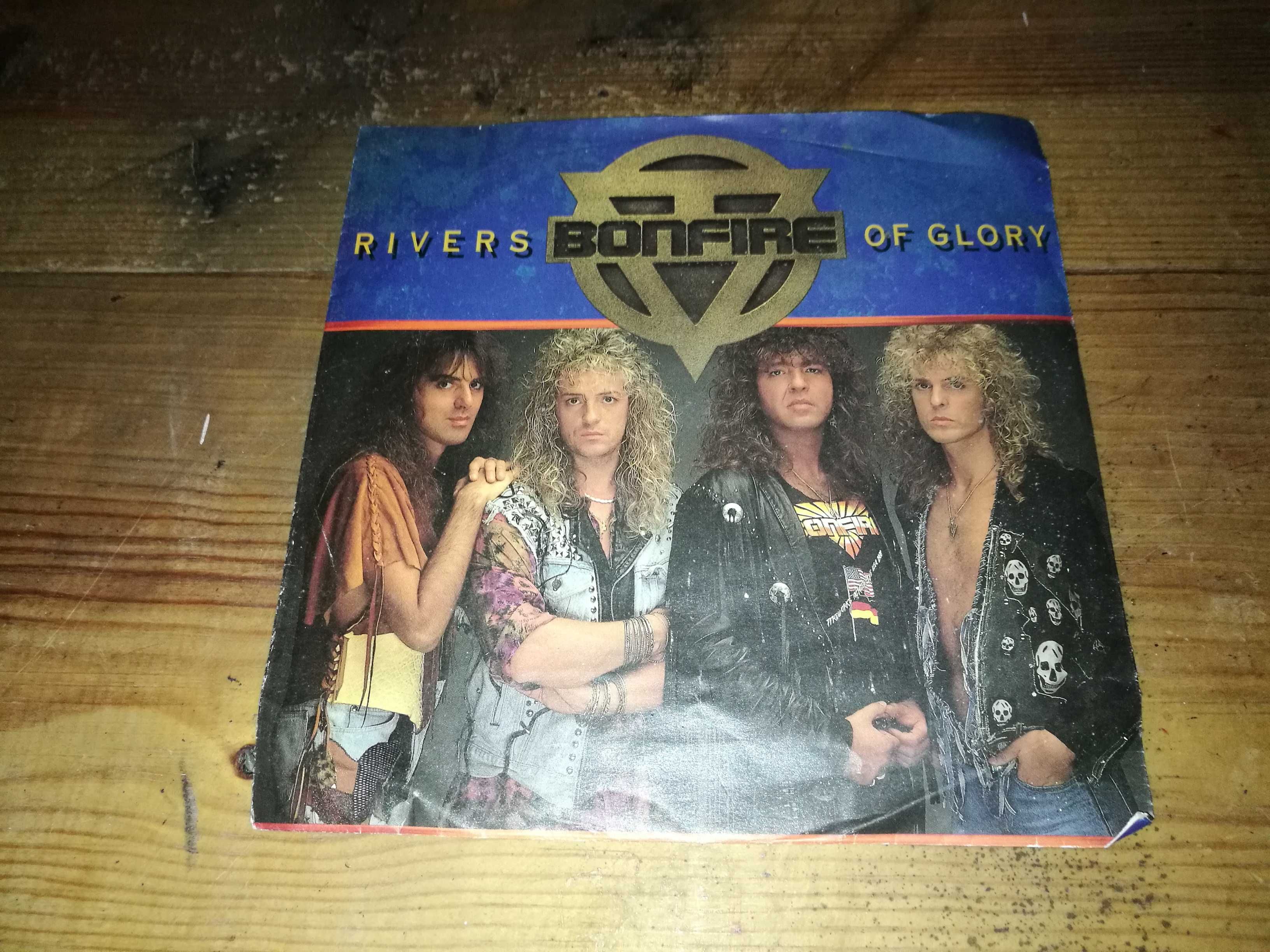 BONFIRE   (hard-metal) - Rivers Of Glory (ED EUROPEIA - 1991) SINGLE
