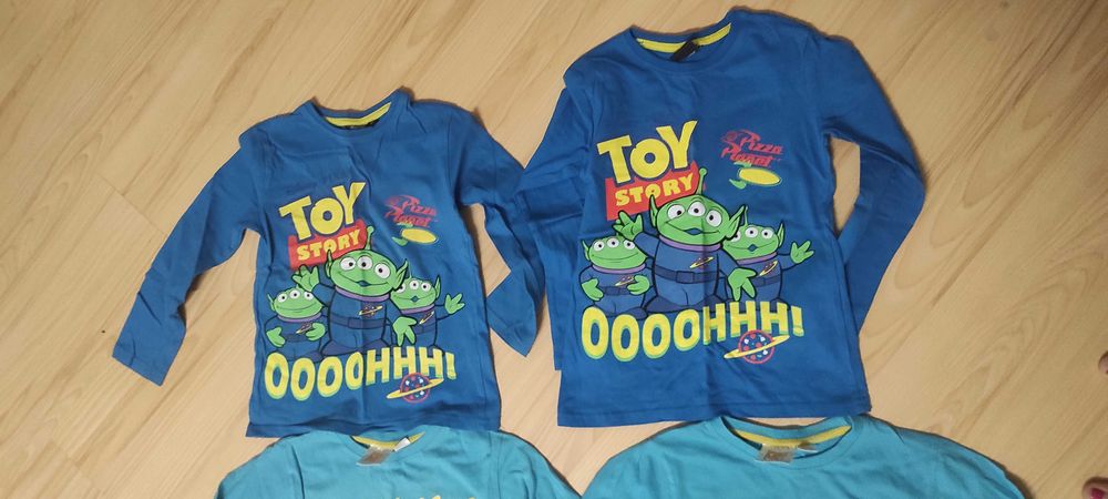 8 szt. Bluzki r.116/122 dla bliźniaków