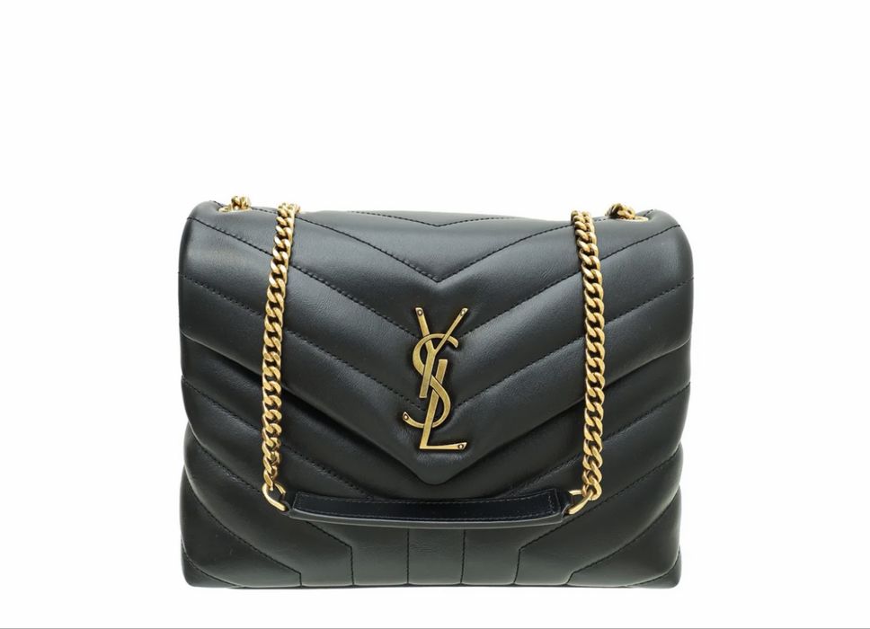 Сумка YSL Black Aged LouLou Shoulder Bag оригинал