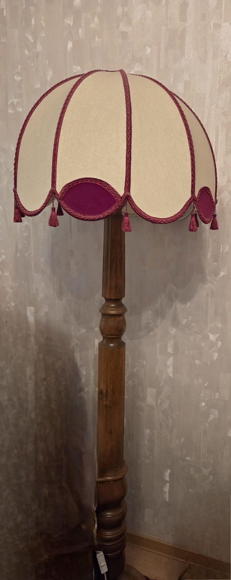 Lampa  stojąca vintage PRL