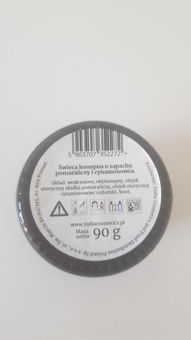 Świeca konopna z woskiem sojowym 90 g