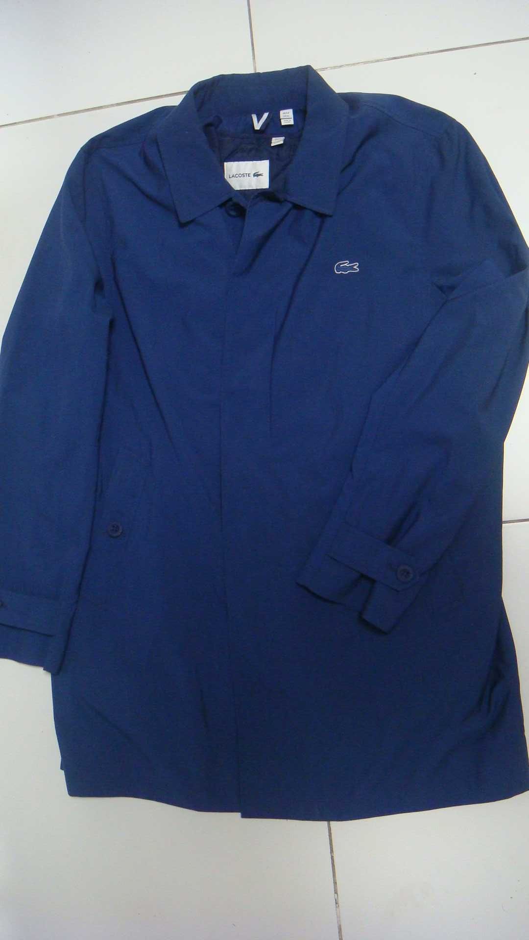 Мужское пальто/плащ Lacoste с тёплой съёмной подстёжкой, р. XL