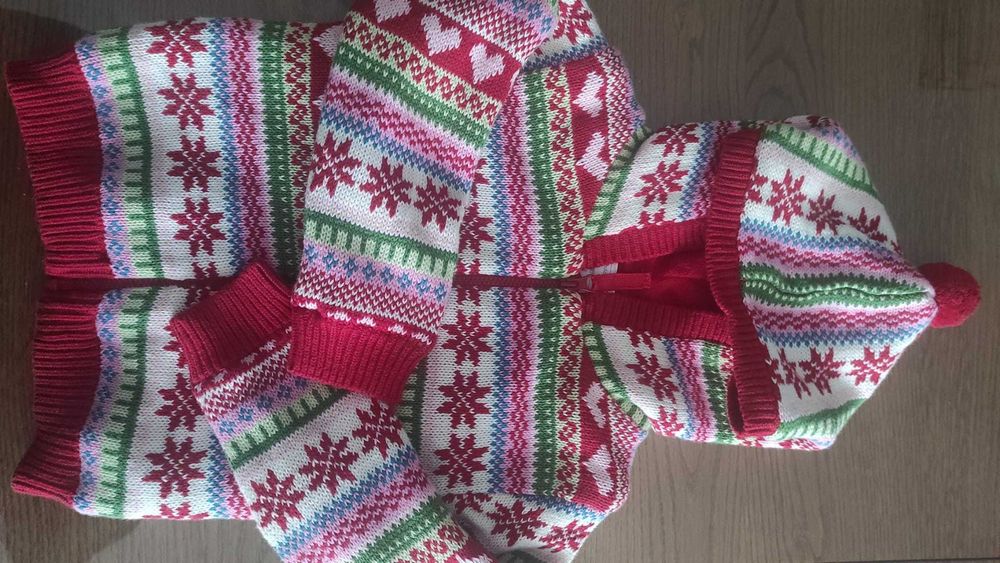 świąteczny sweterek 2-3 latka