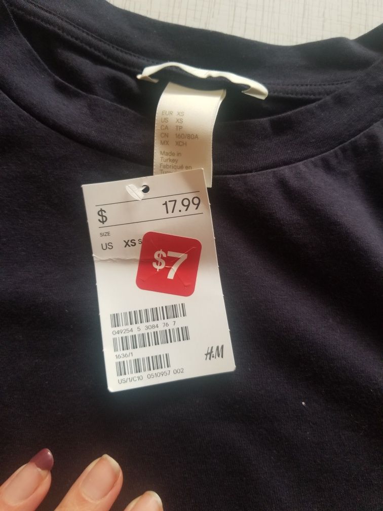 Футболка новая h&m xs