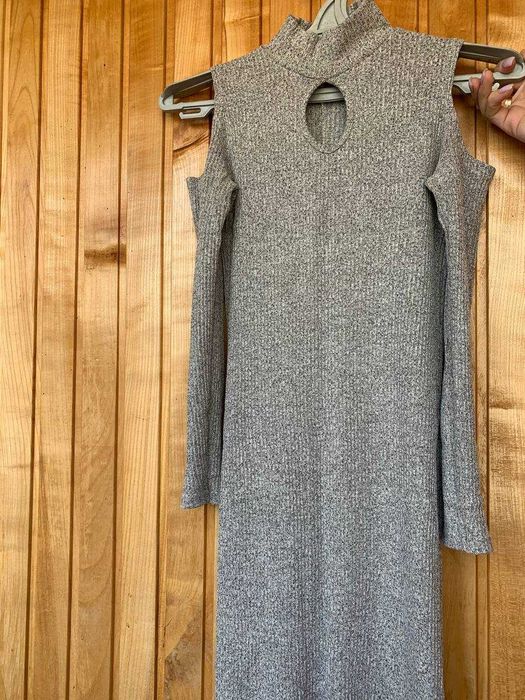 Плаття довге трикотажне