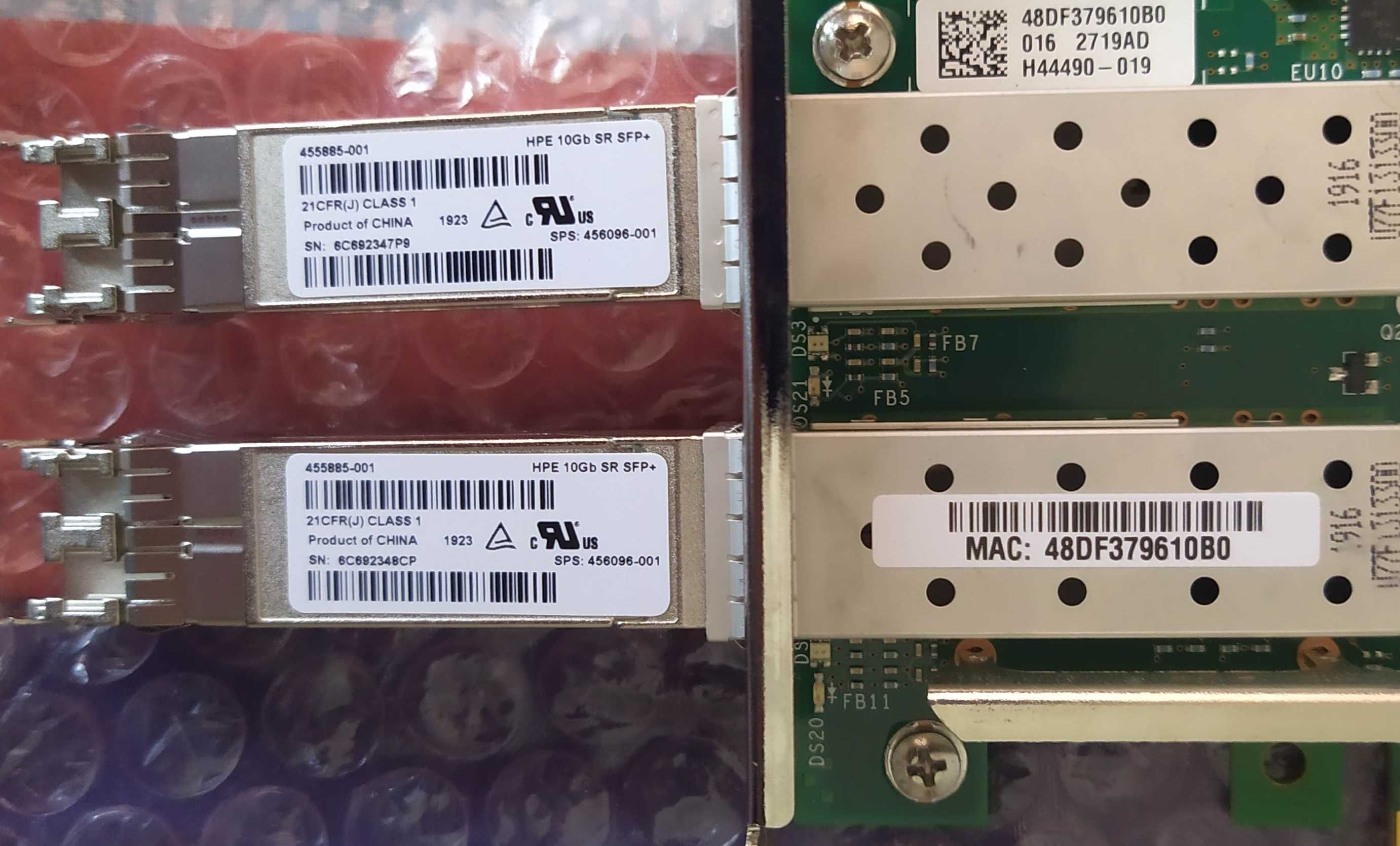 Мережева карта HP HPE Ethernet 10Gb 2-port 562SFP+ Adapter 790316-001