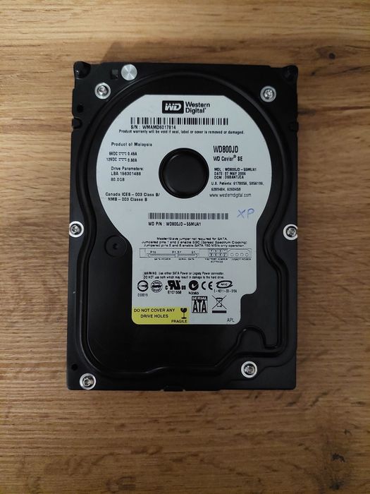 Dysk SATA 80GB WD800