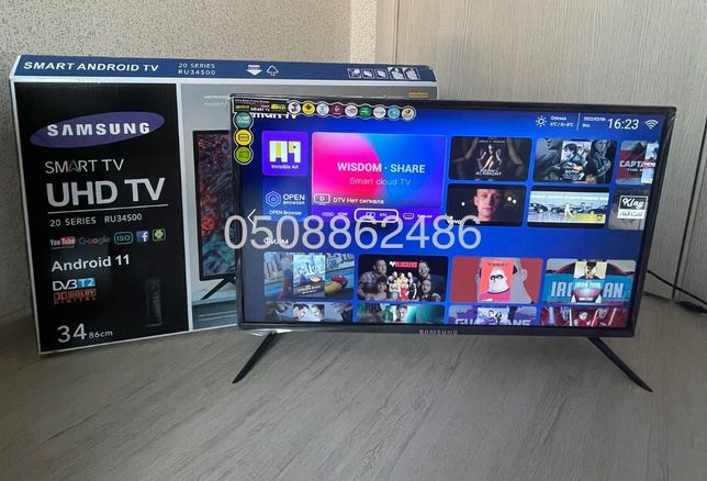 Новый Телевизор Samsung 32 20 seria дюйма Самсунг T2 Led 4К+Гарантия!
