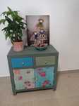 Pequeno móvel restaurado, estilo shabby chic