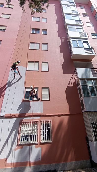 Rapel - Trabalhos acesso por corda, Trabalhos de pladur