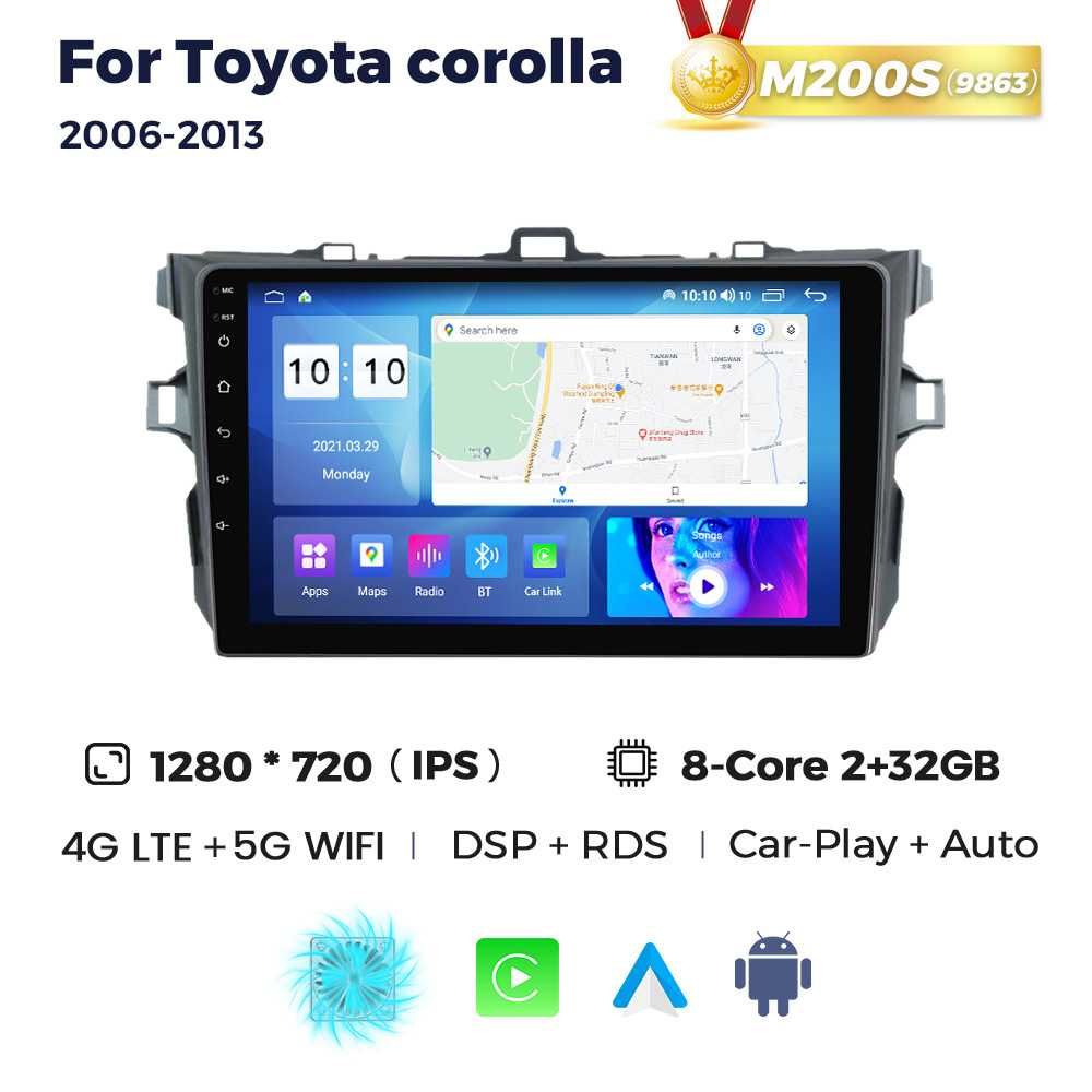 Магнітола TOYOTA Corolla android gps навігация Тойота Королла