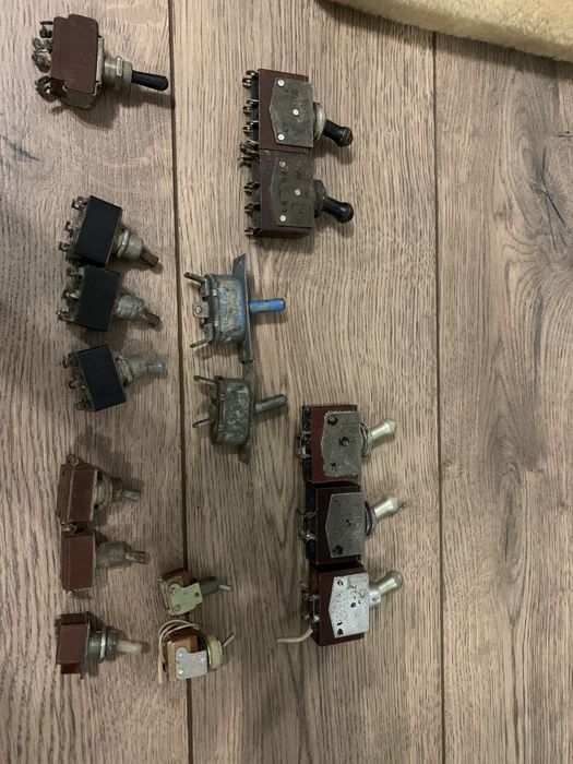 Тумблера ТВ1-4, ТВ1-1, ВК-57, П-57, ТП1-2, ТВ2-1, МТ1, МТ3