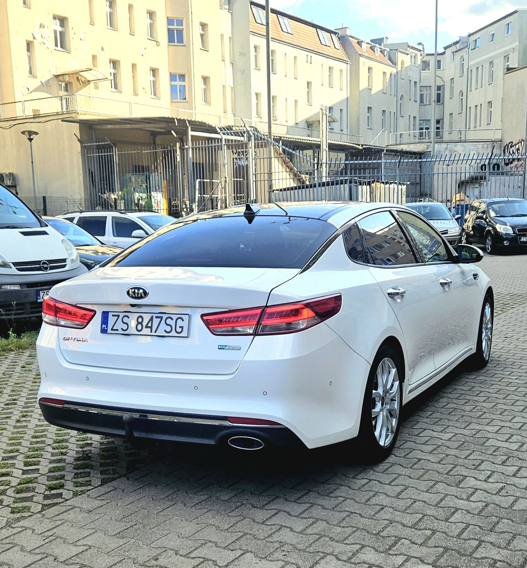 Kia Optima JF • Full opcja • Biała perła • Kamery 360 • Automat