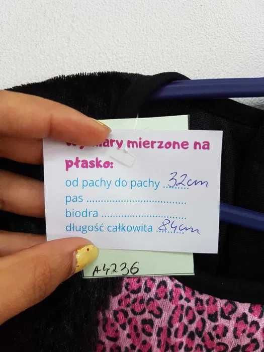 Strój przebranie kot kotek pantera rozmiar 104 - 110 cm G043