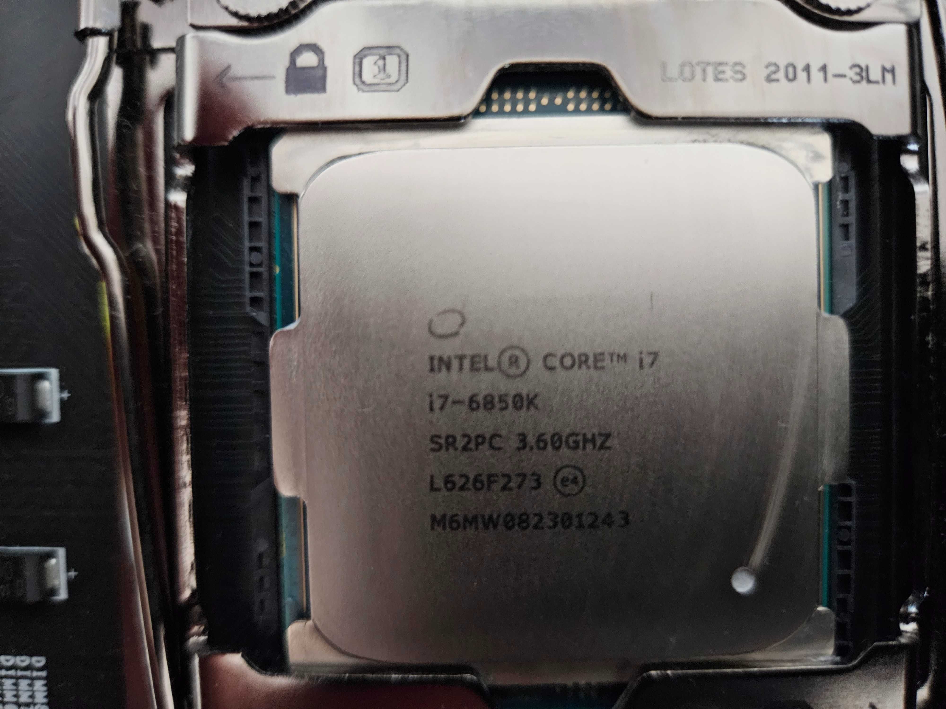 Intel I7 6850K MSI X99A Gaming Pro Carbon