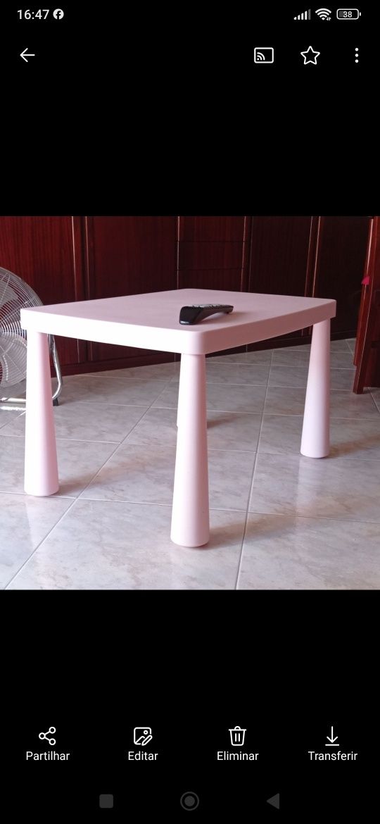 Mesa criança Ikea