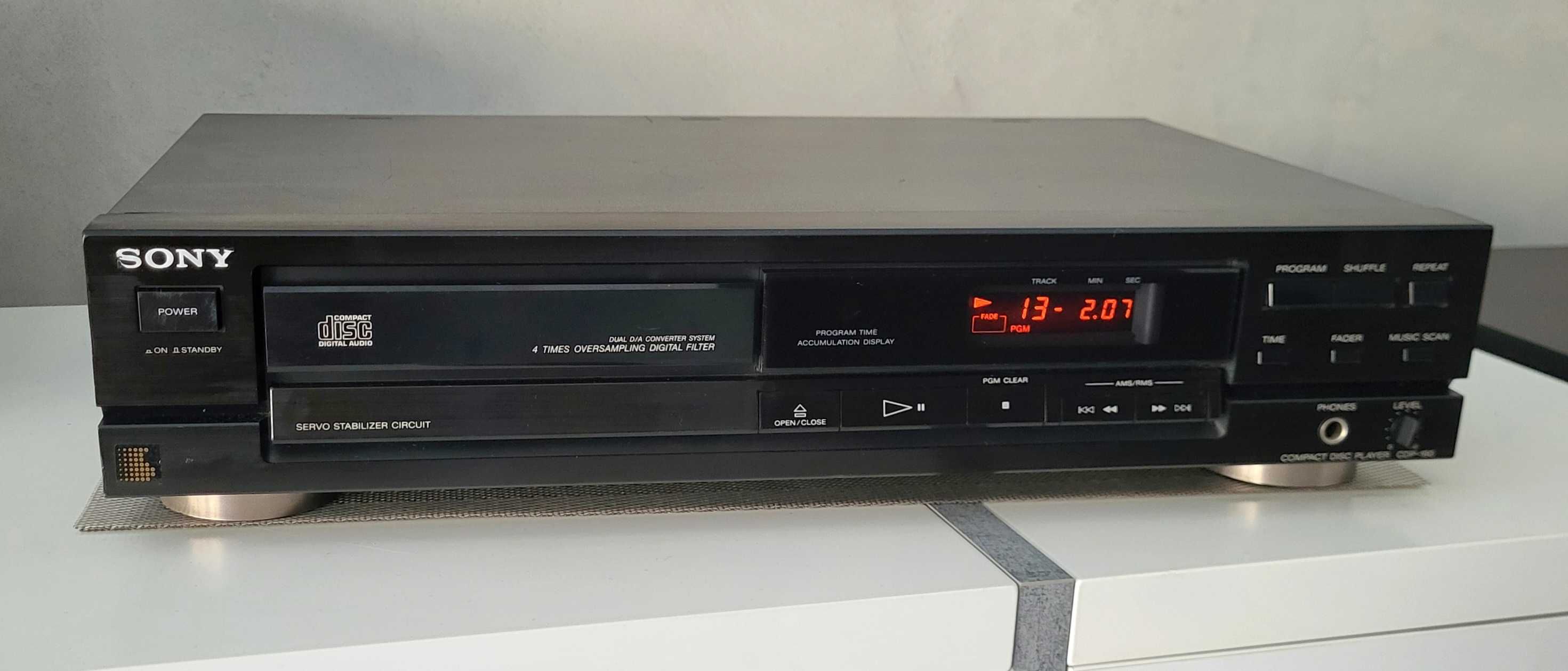 SONY CDP-190 odtwarzacz CD z pilotem