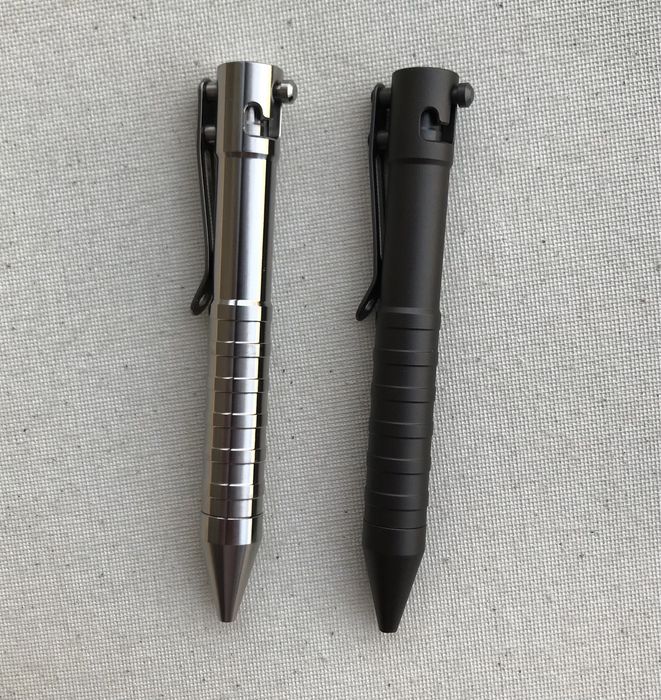 Титан. Алюміній. Bolt Action. Тактична кулькова ручка.