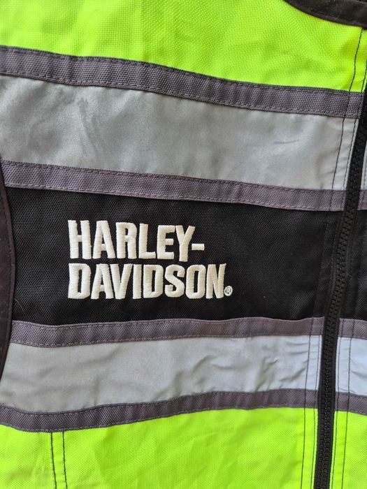 Colete reflector Harley Davidson verde tamanho L