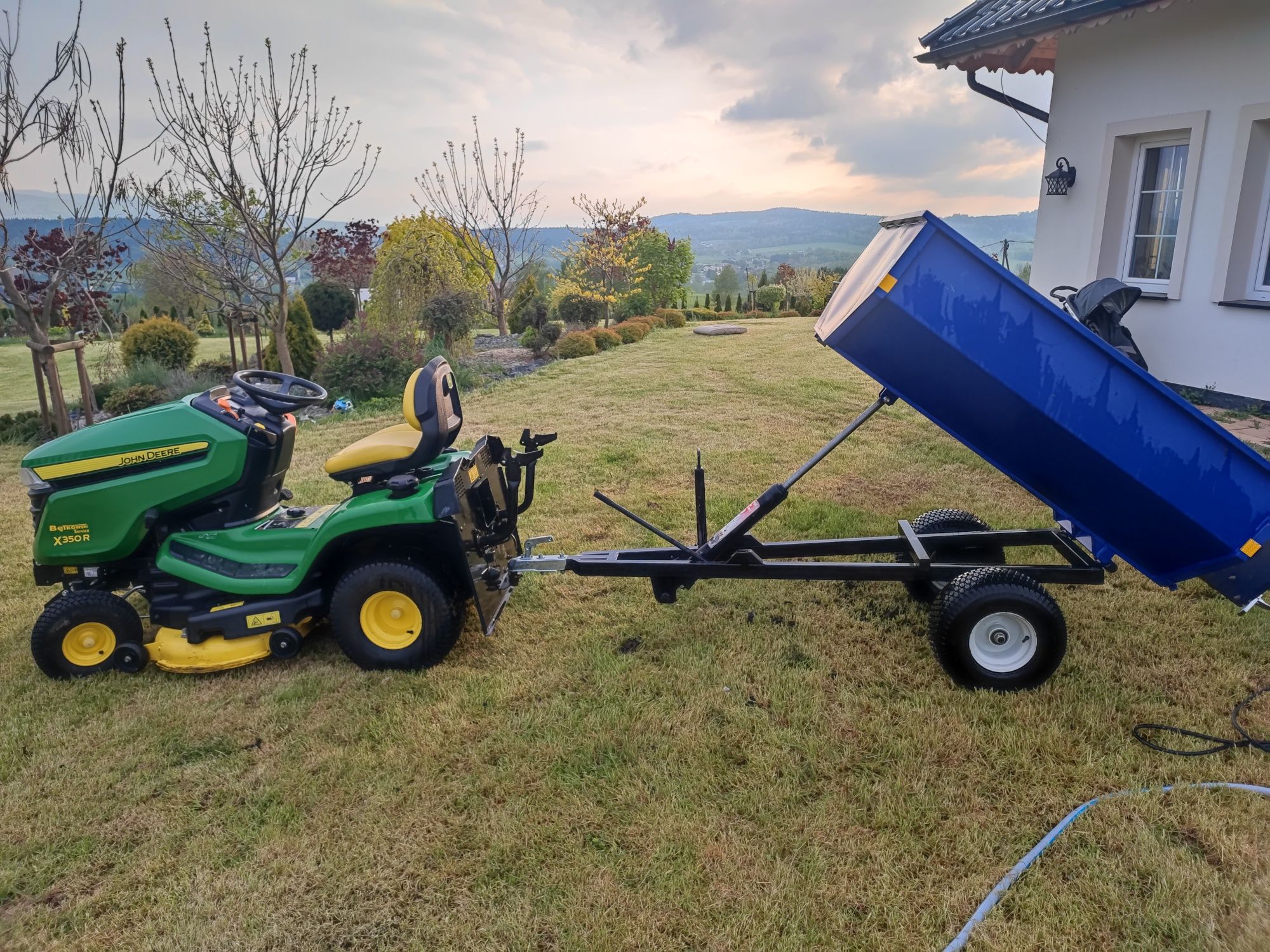 John Deere x350r traktorek kosiarka F-vat 23