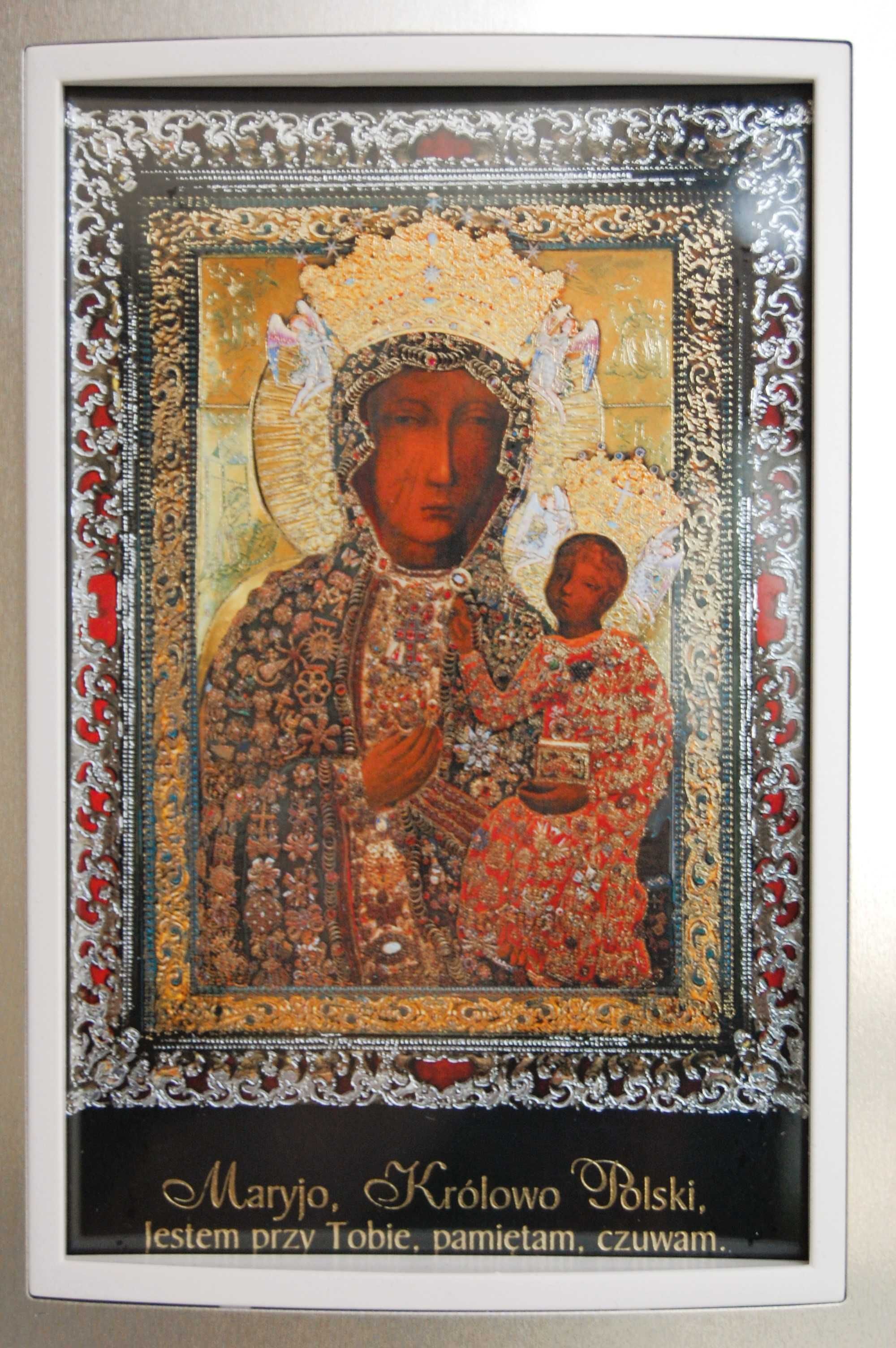 Matka Boża Częstochowska, Maryja, obrazek w ramce 18 x 13 cm