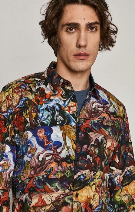 MEDICINE Witkacy koszula męska M slim fit art sztuka unikat 250 PLN