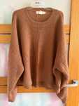 Sweter HM brązowy