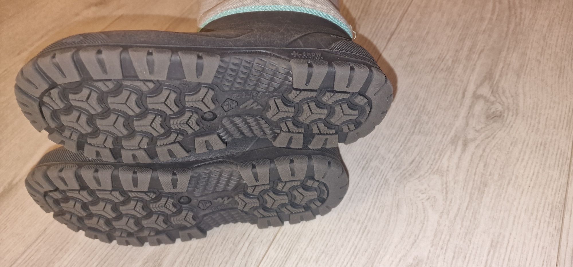 Buty śniegowce kozaki rozmiar 34/35 decathlon