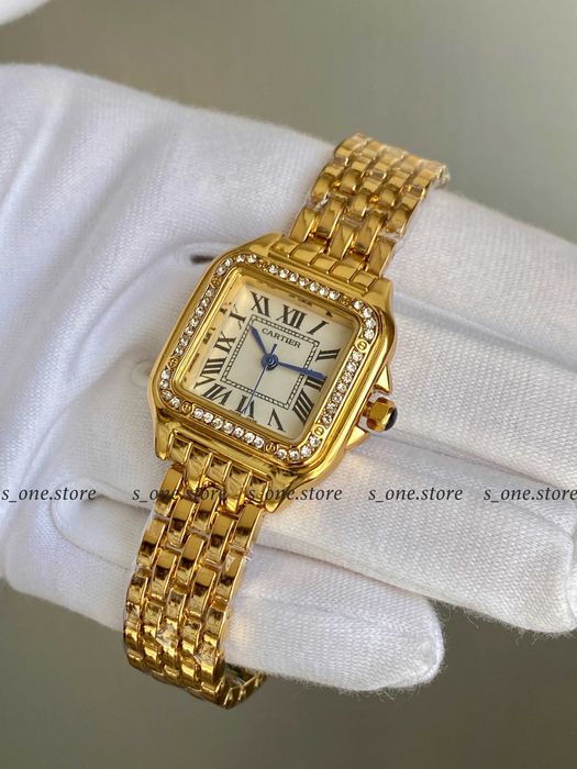 Жіночий годинник картьє, женские часы Cartier Panthere mini