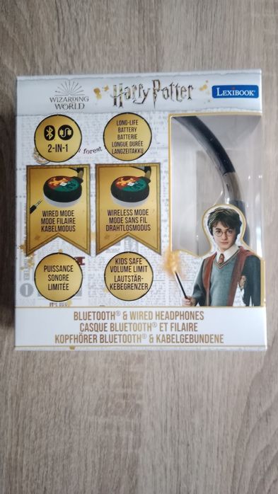 słuchawki nauszne LEXIBOOK Harry Potter HPBT010HP nowe