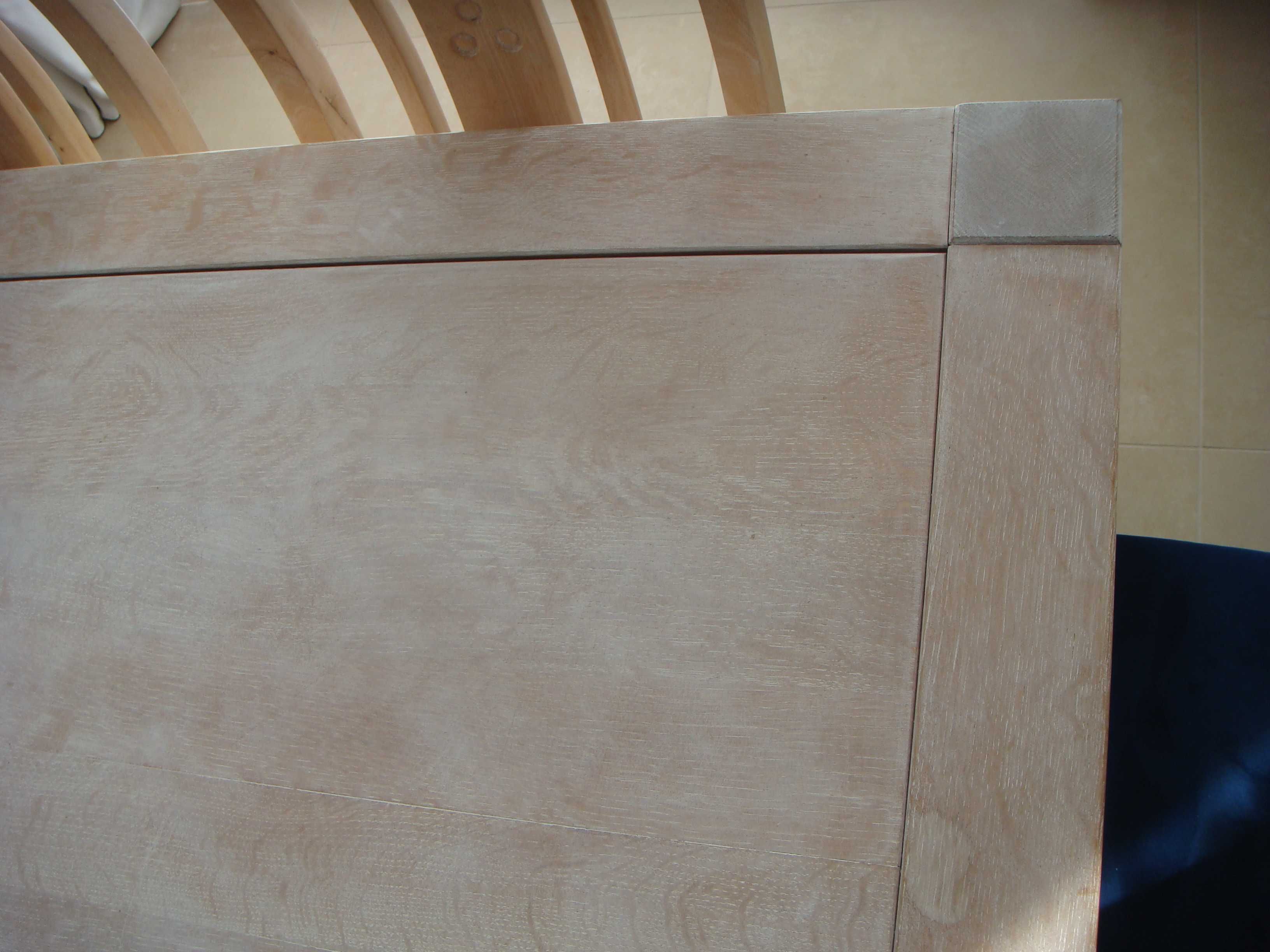 dębowy drewniany stół 160 x 90 cm