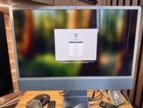 Apple iMac 24” M1 - 16gb RAM / 256 GB ssd. Blue + stacja dokująca