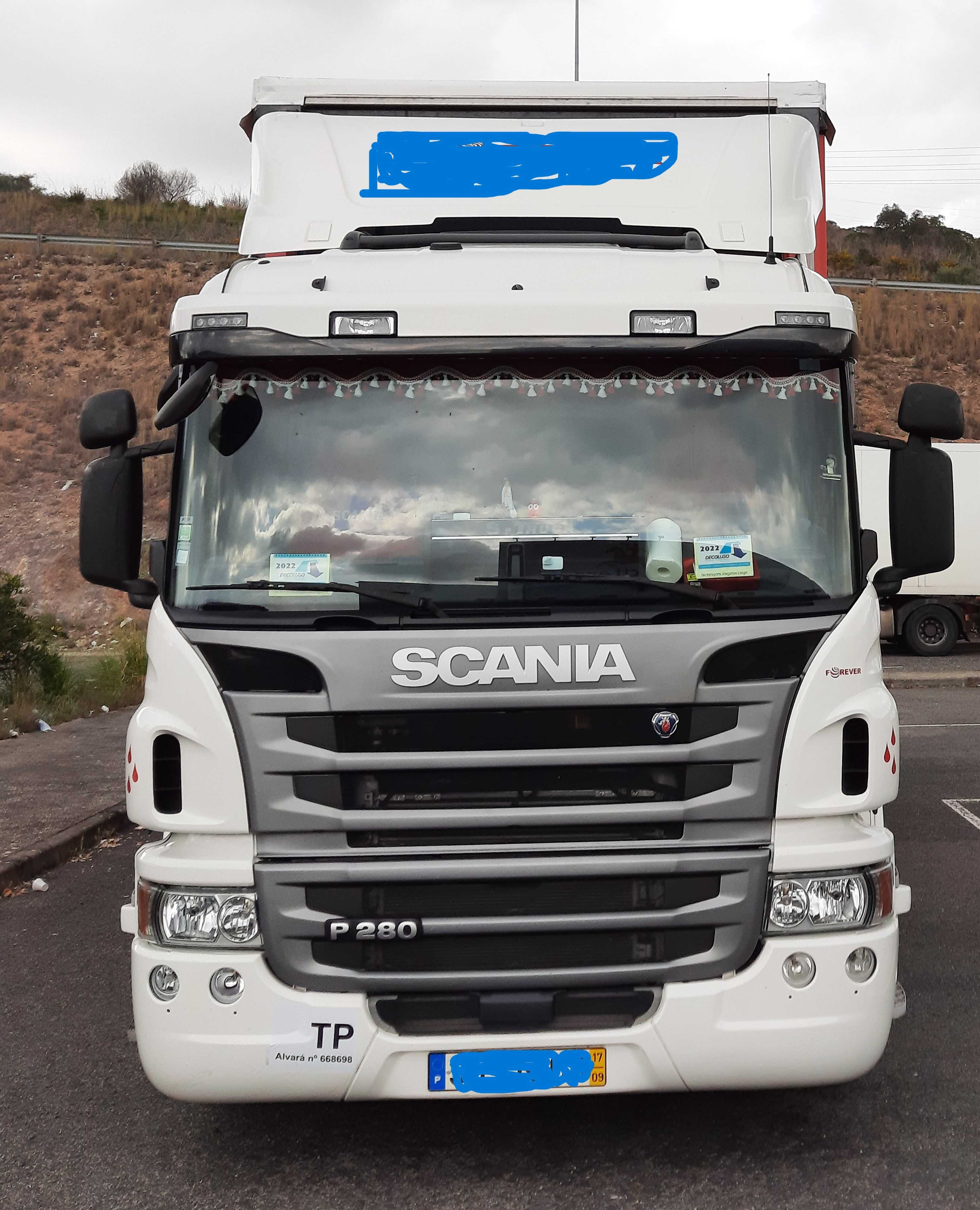 CAMIÃO SCANIA P 280 ANO 09 / 2017