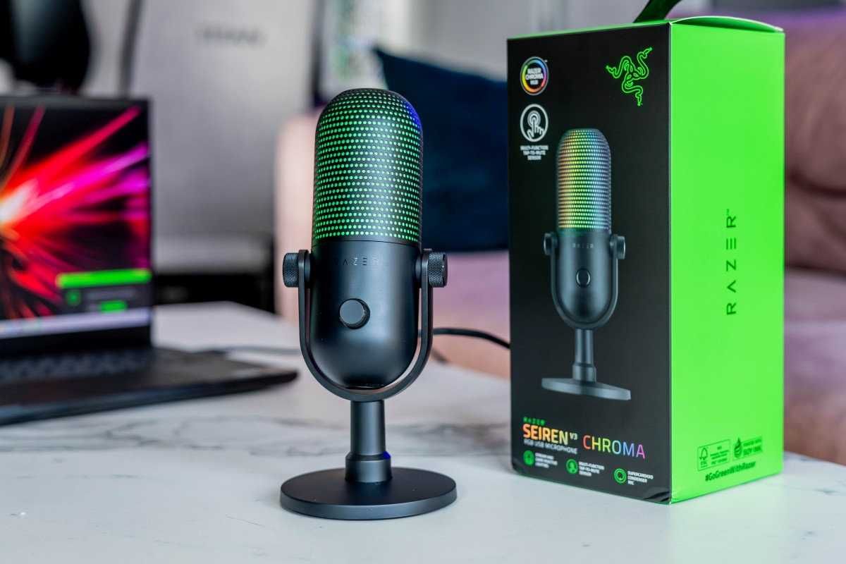 Mikrofon Razer Seiren V3 Chroma Przewodowy Dynamiczny