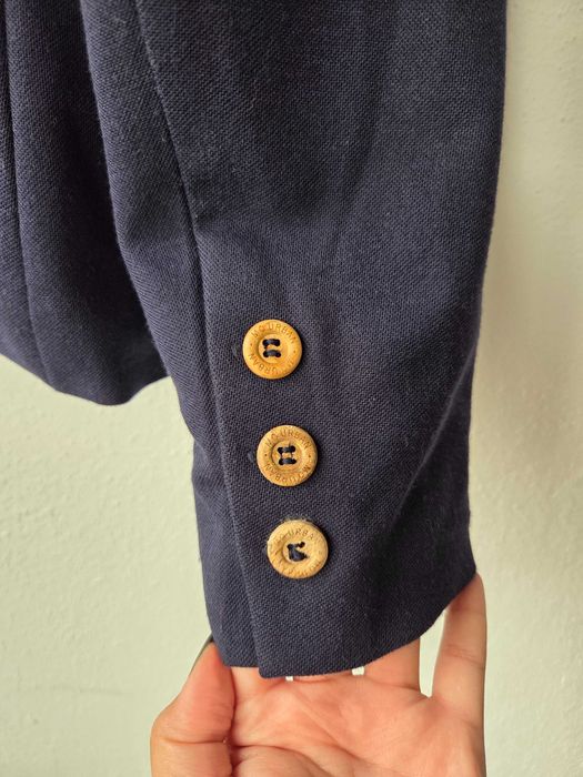 Blazer azul escuro da Mo, tamanho S