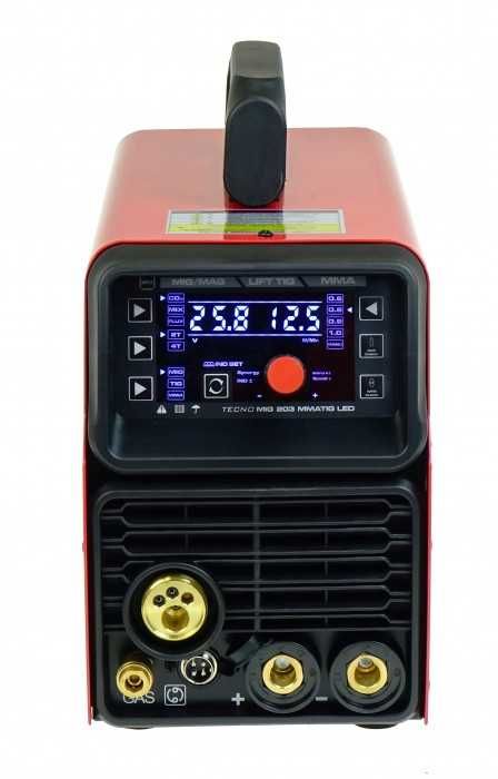 Spawarka Tecno MIG 203 Led Mig Tig Mma SYNERGIC+ TIG ACX Ideal