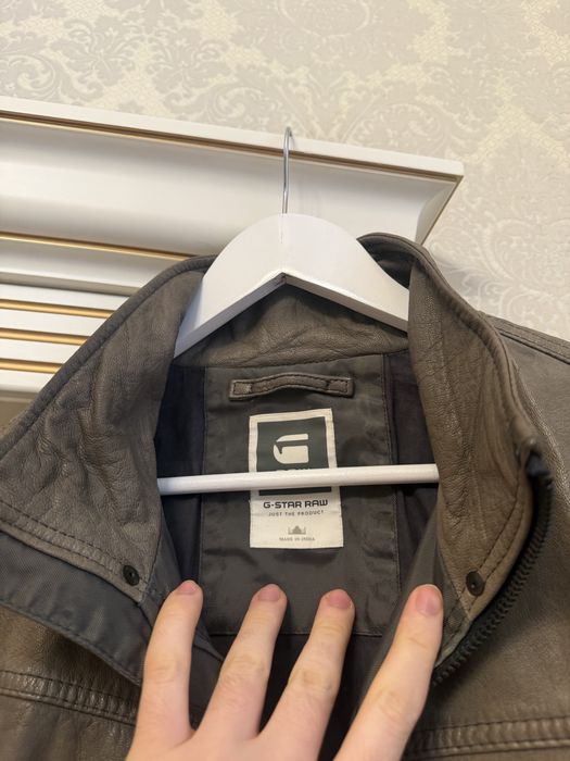 G star куртка шкіряна чоловіча