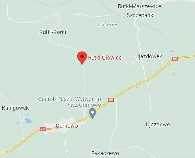 Działka blisko Ciechanowa