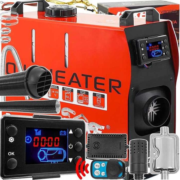 Mocna nagrzewnica olejowa 9Kw Ogrzewanie Postojowe 12V 230V WEBASTO 9